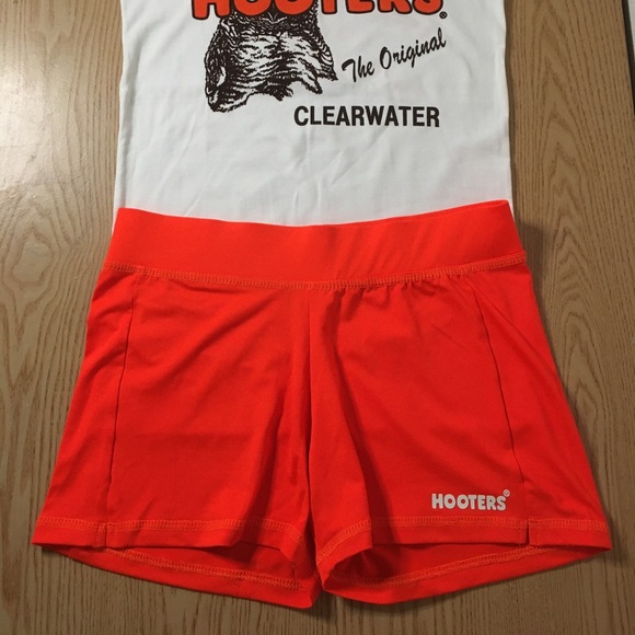 New Hooters Girl Uniform Bundle Tank Shorts Pouch Sizes Xxxs Xxs Xs Sm Med Large - Picture 7 of 16